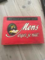 Vintage Mens Erger Je Niet - Liefhebberseditie, Drie of vier spelers, Ophalen of Verzenden, Gebruikt
