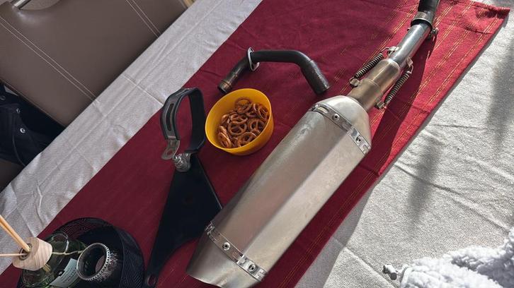 Zip 4t Sportuitlaat, Fietsen en Brommers, Brommeronderdelen | Scooters, Zo goed als nieuw, Piaggio, Overige typen, Ophalen of Verzenden