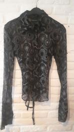 Blouse Claudia Strater mt: 38, Kleding | Dames, Blouses en Tunieken, Ophalen of Verzenden, Zo goed als nieuw, Maat 38/40 (M), Zwart