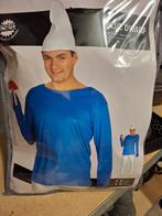 Blauw smurfenpak Kostuum - Carnaval!, Carnaval, Maat 48/50 (M), Zo goed als nieuw, Kleding