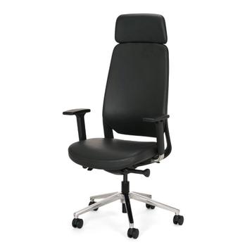 Nieuw, RM-Line Bo CEO Directie bureaustoel, Zwart Leer, beschikbaar voor biedingen