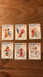 Cuba 1996 olympische spelen Atlanta, Postzegels en Munten, Verzenden, Gestempeld, Sport