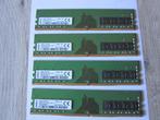 16GB: 4x 4GB Kingston DDR4 PC4-2400T desktop, Verzenden, DDR4, Zo goed als nieuw, Desktop