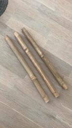 Pootjes/tredes van bamboe 3st voor evt.een tafeltje?, Huis en Inrichting, Tafelonderdelen, Nieuw, Minder dan 50 cm, Rechthoekig