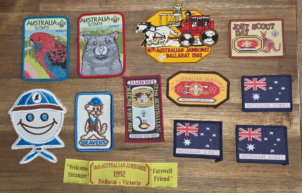 Scouting badges/insignes Australië, Ophalen of Verzenden, Gebruikt, Stad of Land, Speldje of Pin