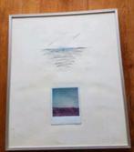 Gemengde techniek Ronald Ruseler 12/79 de afstand IV gesign., Antiek en Kunst, Kunst | Schilderijen | Modern, Ophalen