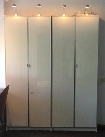 4 Billy kasten Ikea met glazen deuren en verlichting - afbeelding 2