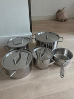 Zwilling Pannenset - 5-delig, Huis en Inrichting, Keuken | Potten en Pannen, Ophalen, Gebruikt, Rvs, Pannenset