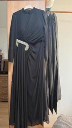 Zwarte Abiye Gelegenheidsjurk, Maat 38/40 (M), Zwart, Ophalen of Verzenden, Zo goed als nieuw