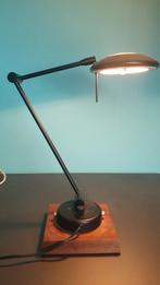 Vintage steinhauer burolamp/ wandlamp, Huis en Inrichting, Lampen | Tafellampen, Minder dan 50 cm, Glas, Ophalen of Verzenden