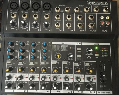 Mackie Mix 12 FX Mengpaneel Mixer MIX12FX, Muziek en Instrumenten, Mengpanelen, 10 tot 20 kanalen, Verzenden