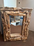 Spiegel drijfhout, Ophalen of Verzenden, Rechthoekig, 50 tot 100 cm