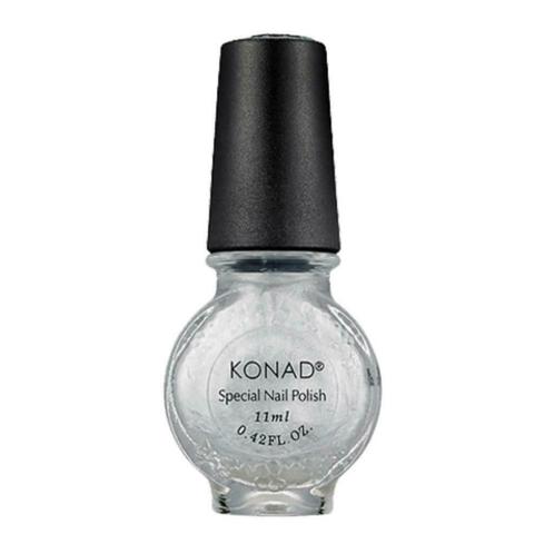 KONAD stempellak POWDERY SILVER 53, 11 ml., Sieraden, Tassen en Uiterlijk, Uiterlijk | Cosmetica en Make-up, Ophalen of Verzenden