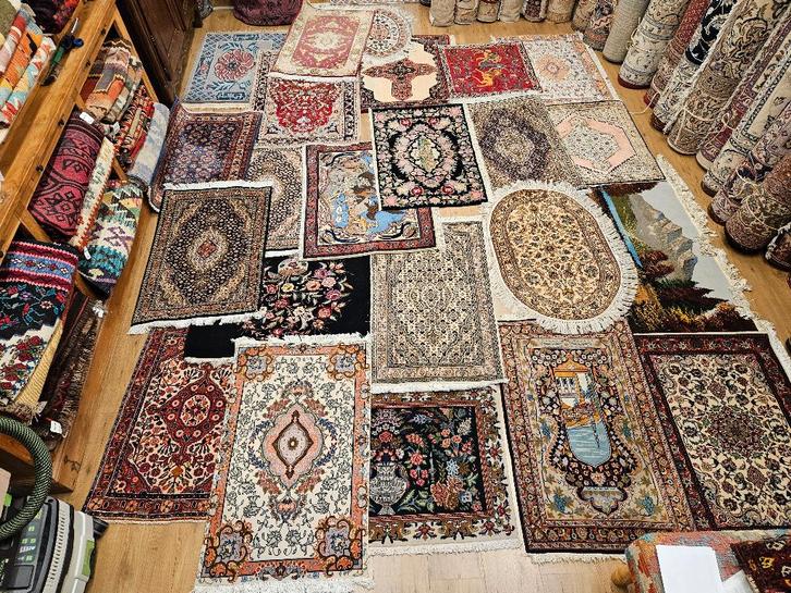 Vintage Perzen Leiden handgeknoopte perzische tapijten, Huis en Inrichting, Stoffering | Tapijten en Kleden, Nieuw, 200 cm of meer