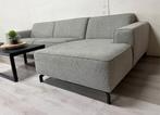 Hoekbank Grijs - Professioneel gereinigd, Huis en Inrichting, Banken | Bankstellen, Hoekbank, 300 cm of meer, Ophalen of Verzenden