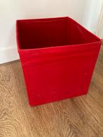 Rode ikea opbergbak voor kallax, Doos, Minder dan 35 cm, Ophalen of Verzenden, Zo goed als nieuw