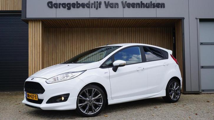 Ford Fiesta 1.0 EcoBoost 101pk ST Line 5Drs Navi Clima 17inc, Auto's, Ford, Te koop, Fiësta, ABS, Airbags, Airconditioning, Alarm