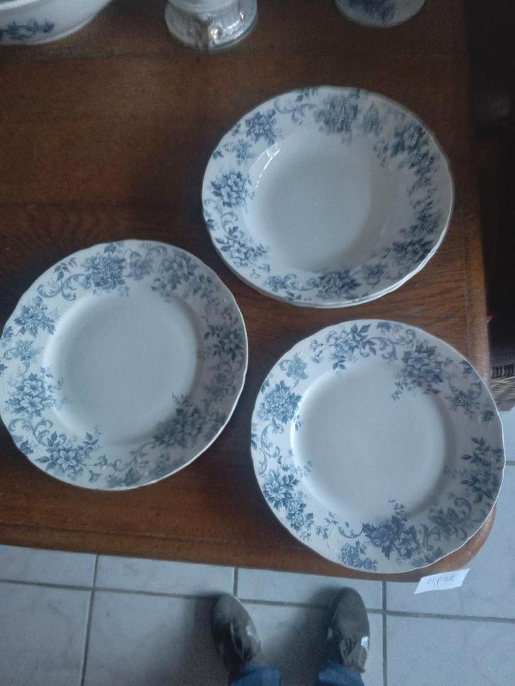 Te koop antie borden Societe CEramique FLORENCE, Antiek en Kunst, Antiek | Servies los, Ophalen of Verzenden