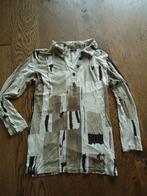 beige/bruine Pauw top (t-shirt/blouse) maat 2 (38), Maat 38/40 (M), Beige, Pauw, Ophalen of Verzenden