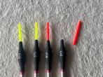 adv 232 / NIEUW set 4 dobbers TUBERTINI voor breeklichtjes, Watersport en Boten, Hengelsport | Witvissen, Ophalen of Verzenden