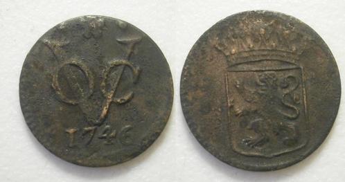 3] Holland VOC Duit 1746, Postzegels en Munten, Munten | Nederland, Losse munt, 1 cent, Vóór koninkrijk, Ophalen of Verzenden