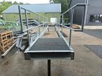 Stalen trap met bordes nob1130, Doe-het-zelf en Verbouw, Ladders en Trappen, Ophalen, Zo goed als nieuw