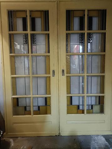En-suite glasinlood deuren       Glas in lood schuifdeuren  beschikbaar voor biedingen