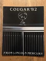 1982 Mercury Cougar brochure, Verzenden, Zo goed als nieuw, Overige merken