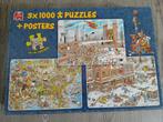 Jan van Haasteren - 3x1000 - € 20,-, Hobby en Vrije tijd, Ophalen, 500 t/m 1500 stukjes, Zo goed als nieuw, Legpuzzel