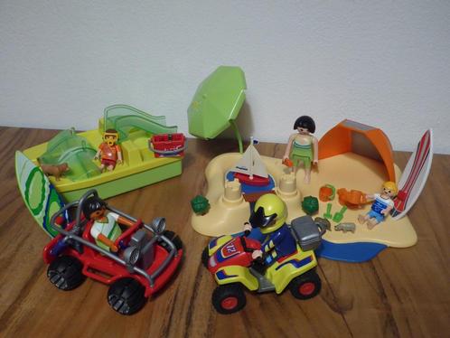 Playmobil 4149 strandvakantie, waterfiets, strandbuggy, quad, Kinderen en Baby's, Speelgoed | Playmobil, Zo goed als nieuw, Ophalen of Verzenden