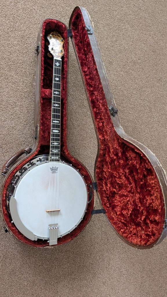 B&D Silver Bell "Serenader" Tenor Banjo – Jaren '20, Muziek en Instrumenten, Snaarinstrumenten | Banjo's, Ophalen, Gebruikt