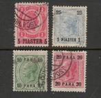 1900 4w-LVANT Oostenrijkse postkantoren-Ottomaanse Rijk, Postzegels en Munten, Midden-Oosten, Ophalen of Verzenden, Gestempeld