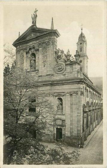 (381-221-007) Heidelberg Die Jesuitenkirche beschikbaar voor biedingen