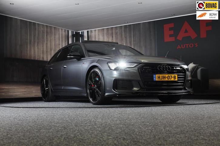 Audi A6 Avant 55 TFSI e Quattro S6 Look / Carbon Pakket / 36, Auto's, Audi, Bedrijf, Te koop, A6, 360° camera, 4x4, ABS, Achteruitrijcamera
