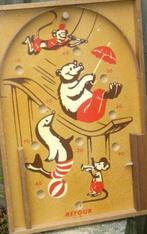 Houten knikkerbaan tafel flipperkast circus retour, Ophalen of Verzenden, Gebruikt, Overige typen