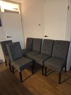 6 mooie eetkamer stoelen, Huis en Inrichting, Stoelen, Ophalen, Zo goed als nieuw, Grijs, Vier
