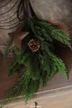 Toef dennengroen met dennenappel, Www.jufbrocante.nl, Www.jufbrocante.nl, Nieuw, Ophalen of Verzenden