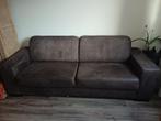 Bruine drie zits bank, Huis en Inrichting, Banken | Bankstellen, Driepersoons, 75 tot 100 cm, Ophalen of Verzenden, Zo goed als nieuw