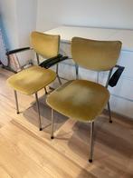 Originele buisframe stoelen van de Wit - geel, Ophalen, Gebruikt, Twee, Overige kleuren
