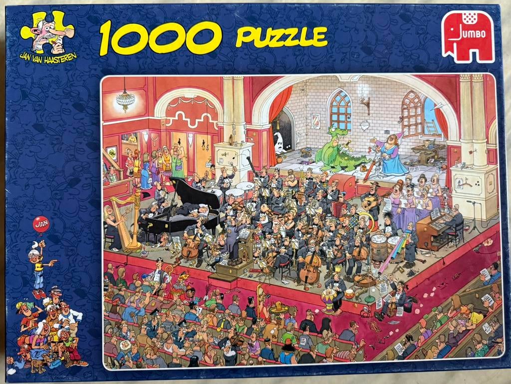 Jan van Haasteren puzzel 1000 stukjes “De Opera”, Hobby en Vrije tijd, Denksport en Puzzels, Ophalen of Verzenden