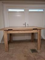 Uitschuifbare eettafel incl. bankje, Huis en Inrichting, Tafels | Eettafels, Ophalen, Gebruikt, Rechthoekig, 50 tot 100 cm