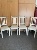 4 stuks KEUKENSTOELEN RECHT MODEL, Ophalen, Gebruikt, Stoel(en)
