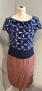 SALE: Mooie jurk van NATAN (42, VALT ALS 40), Maat 38/40 (M), Blauw, Dc, Knielengte