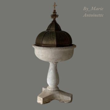 Doopvont- tuin ornament-doopvont deksel beschikbaar voor biedingen
