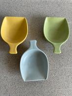 3 superleuke retro pindabakjes pastel bakje schaaltje, Ophalen of Verzenden, Huis en Inrichting