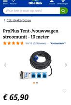 Stroomunit met beveiliging 10 meter, Caravans en Kamperen, Ophalen, Zo goed als nieuw