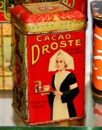 Zeldzaam Formaat 125 gram Trein Coupé Droste Cacao Blik, Verzamelen, Blikken, Ophalen of Verzenden, Gebruikt, Overige, Droste