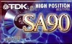 TDK SA90, Cd's en Dvd's, Cassettebandjes, 2 t/m 25 bandjes, Overige genres, Ophalen of Verzenden, Nieuw in verpakking