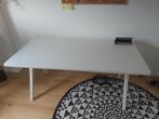 Wit verstelbaar bureau, Huis en Inrichting, Bureaus, Ophalen, In hoogte verstelbaar, Gebruikt