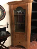 TEAKHOUTEN HOEKKAST KAST VITRINEKAST HOEKMODEL Flamant, Ophalen
